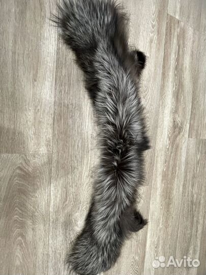 Меховой воротник из лисы