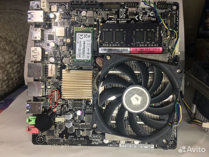 Готовые сборки asus 1151,core i5,ssd.ram,кулер