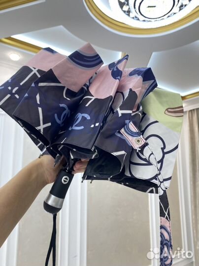 Зонт chanel шанель с фонариком