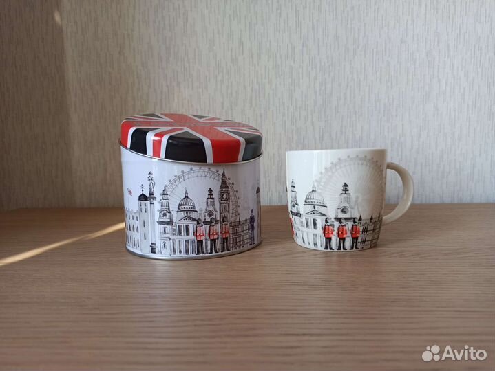 Кружка из Лондона в жестяной подарочной коробке