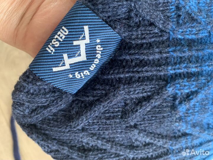 Шапка зимняяс помпоном Nels на мальчика 5-7 лет