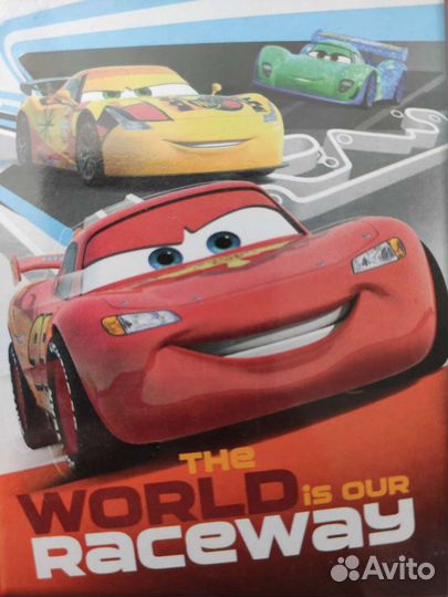 Плед флисовый Тачки