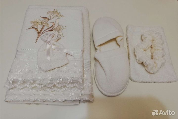 Подарочный комплект банный (Турция) - 7 предметов