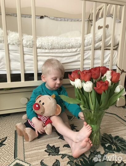 Бампер в детскую кроватку Makkoroni Kids Toy Teddy