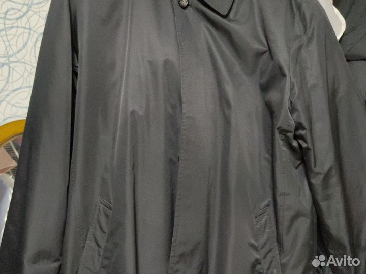 Плащ мужской черный