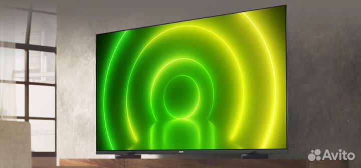 4к Телевизор philips 55pus7406/60 android smart tv