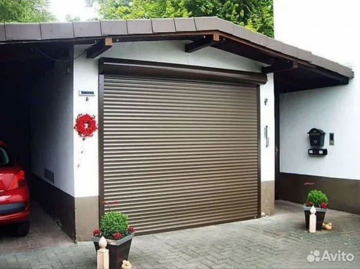 Новые роллетные ворота в дом, гараж