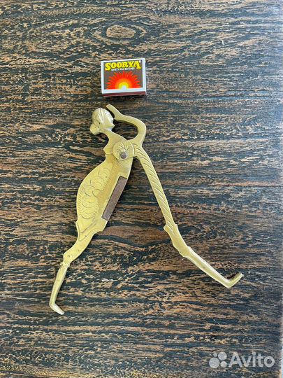 Антикварные щипцы для колки орехов, оригинал