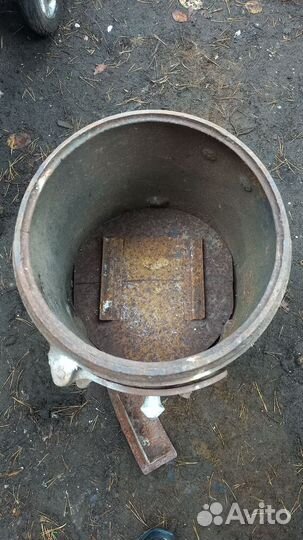 Печь для казана чугунная