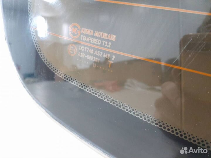 Стекло заднее Hyundai Solaris 2010-2017