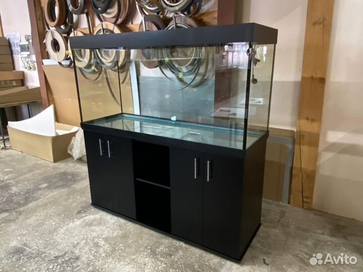 Аквариум 660 литров в черной пленке