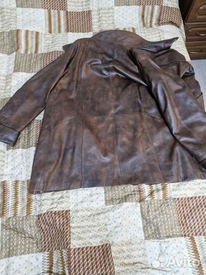 Кожаный плащ женский натуральная кожа