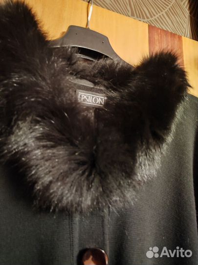 Пончо пальто женское от 48 до 56 размера