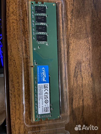 Оперативная память ddr4 8gb crucial 2400