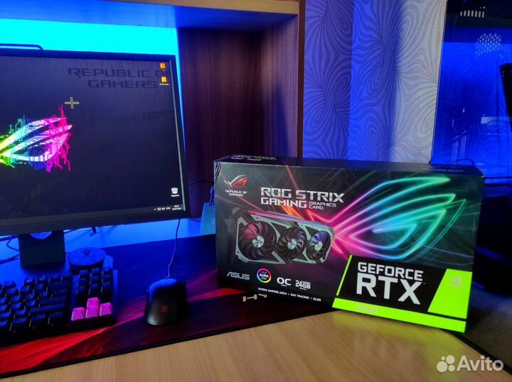 Видеокарта asus rog strix 3090