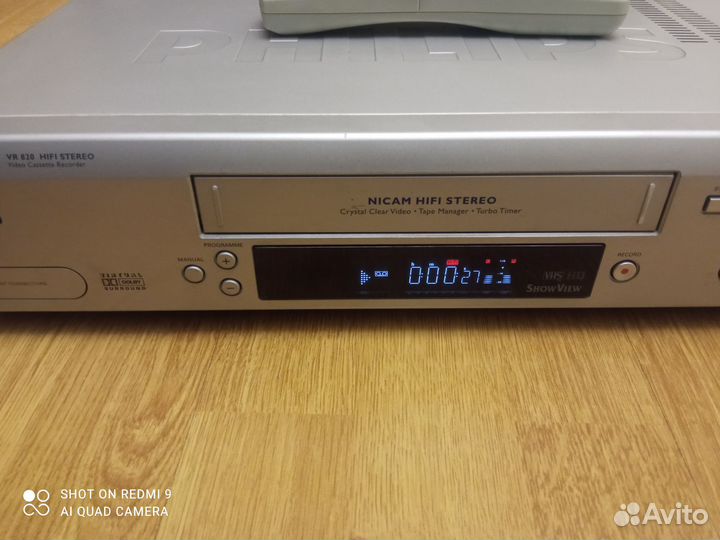 Видеомагнитофон Philips VR820 стерео в ремонт