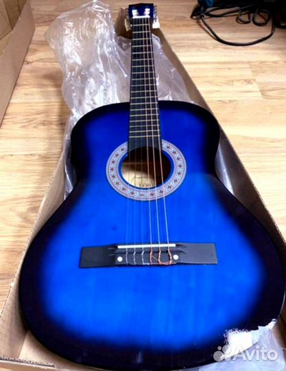 Гитара Новая синяя