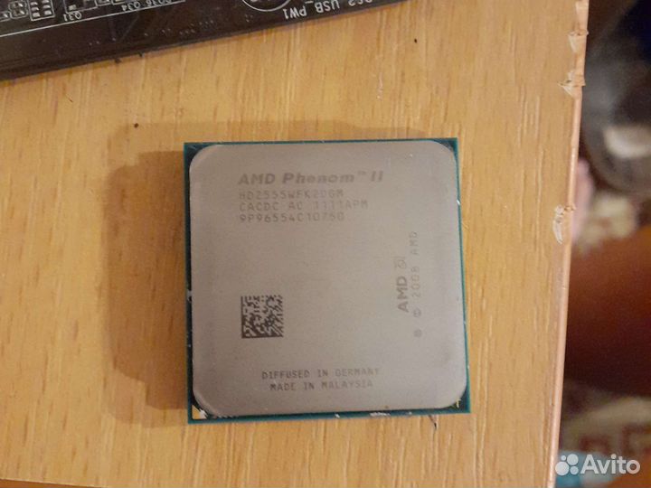 Материнская плата с процессором