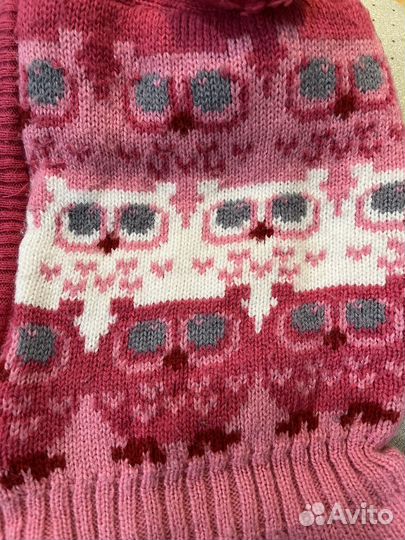 Шапка шлем для девочки