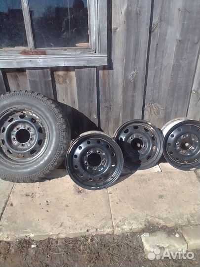 Диски штампованные,r 16 на УАЗ, 4 шт в наличии
