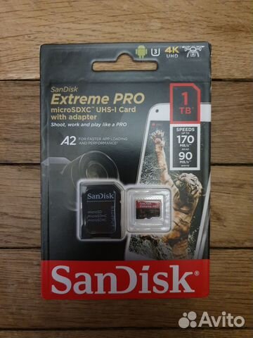 Карта памяти microsdxc SanDisk Extreme Pro 1 тб