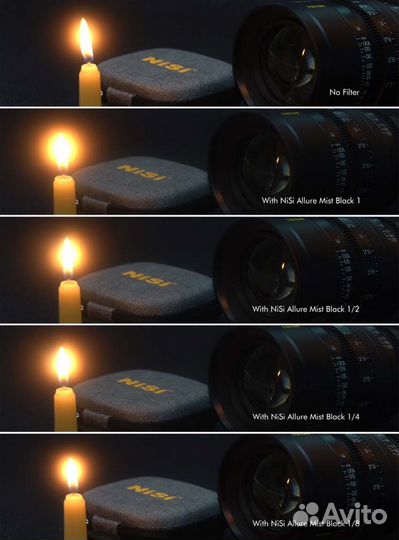 Светофильтр NiSi Cinema 45.65” Allure Mist Black
