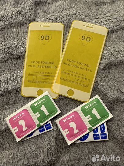 Защитное стекло iPhone 6/6s белое