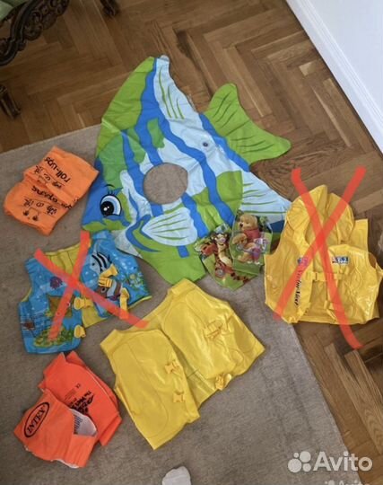 Жилет детский надувной, нарукавники, круг