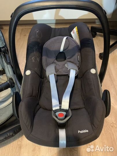 Коляска tutis zille 2022+maxi -cosi pebble
