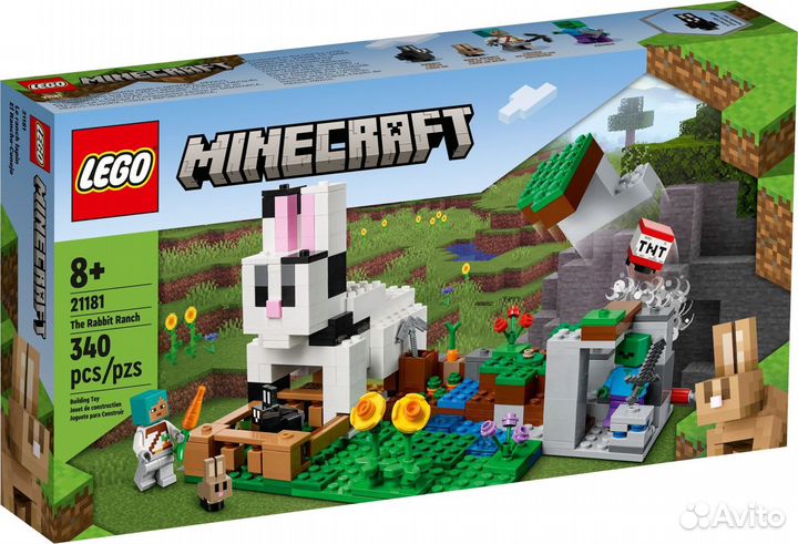 Lego Minecraft 21181 Кроличье ранчо