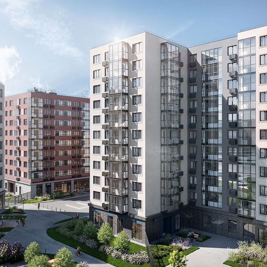 2-к. квартира, 60,9 м², 10/11 эт.