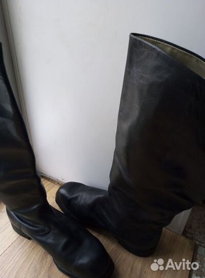 Сапоги хромовые почти новые р-р 42