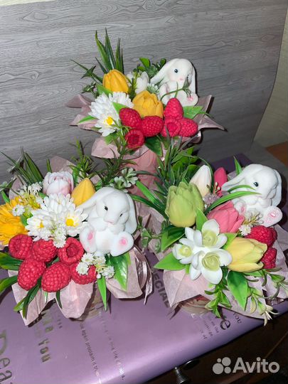 Букет на 8 марта ручная работа