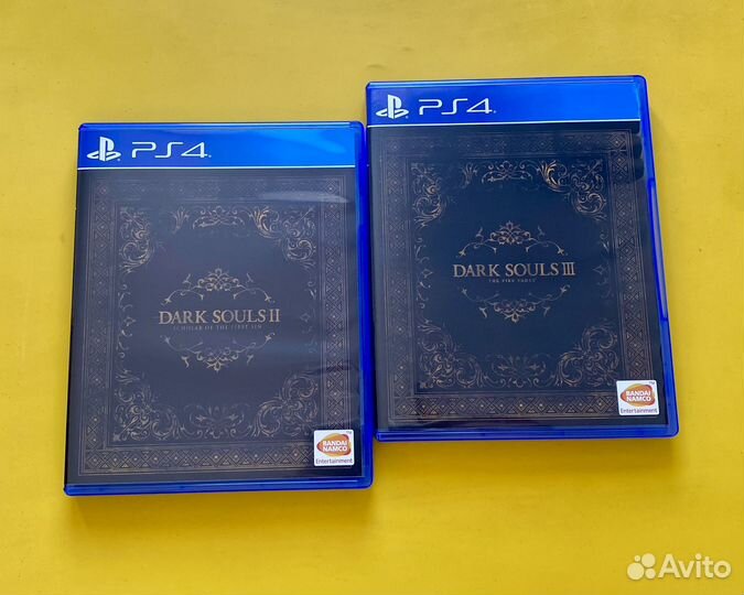 Dark Souls 3 и Dark Souls 2 диски PS4