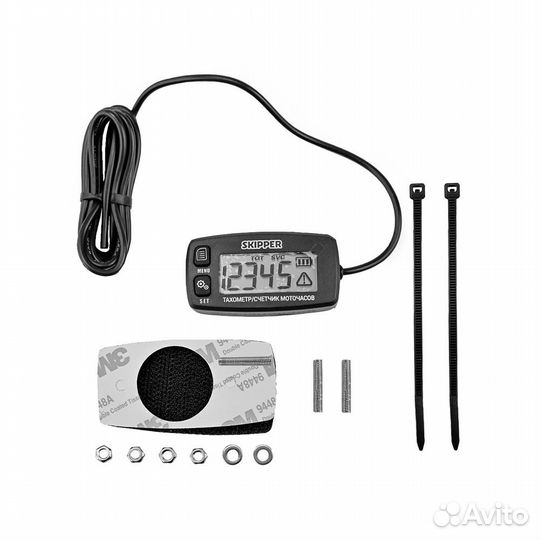 Тахометр со счетчиком моточасов Skipper длина кабе