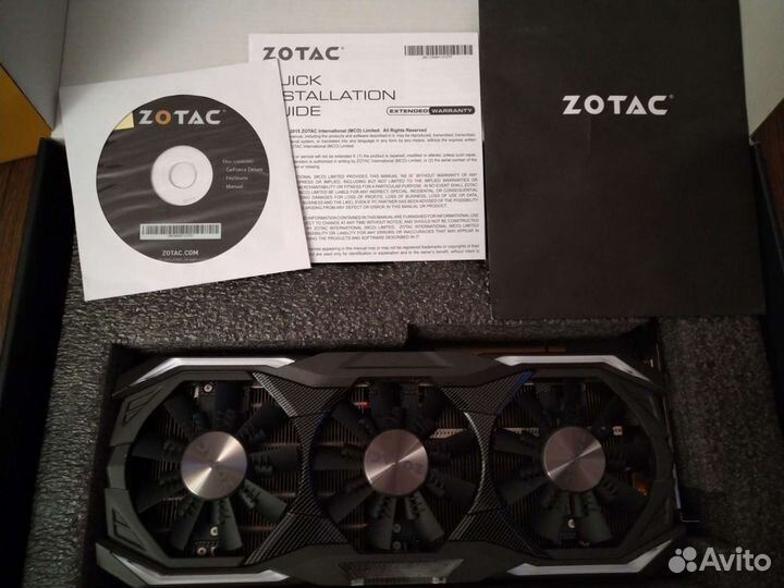 Видеокарта Zotac GeForce GTX 1070 AMP Extreme 8GB