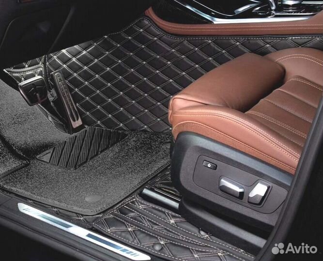 3D Коврики Audi A6 из Экокожи