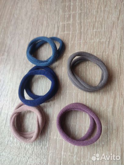 Резинки для волос 10 шт новые, набор