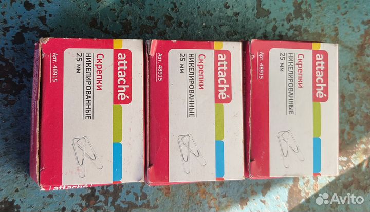 Скрепки канцелярские