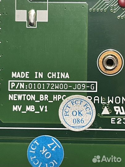 Материнская плата на HP CQ58-125sr