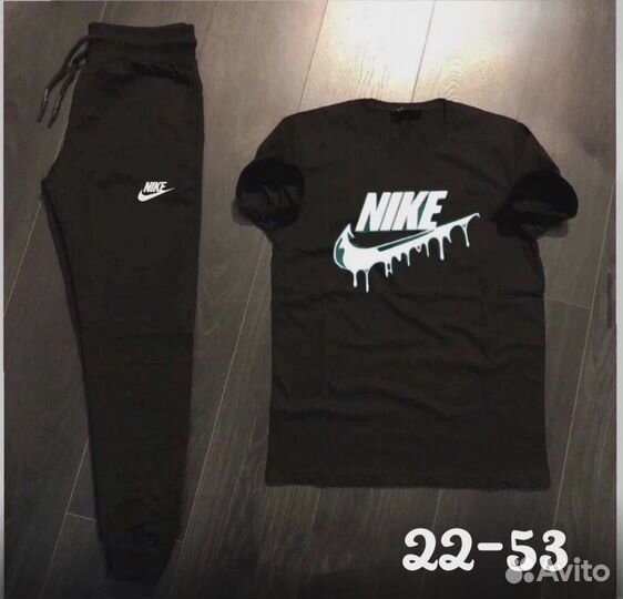 Мужской костюм штаны и футболка nike