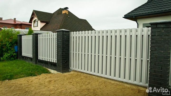 Штакетник металлический от завода-производителя