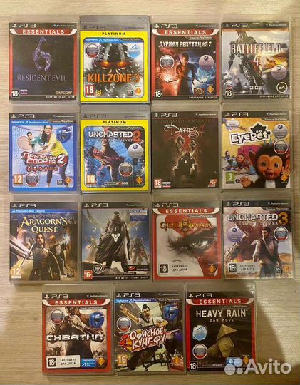 Игры для приставки PS 3
