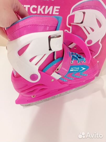 Коньки детские раздвижные 35 38