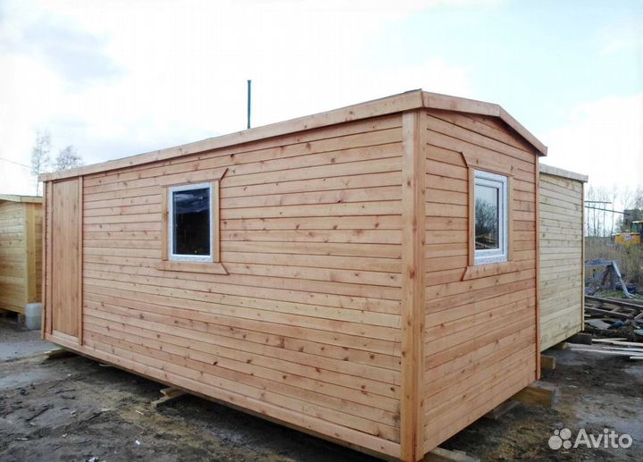 Бытовка деревянная садовая с завода