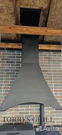 Мангал с вытяжкой 4 в 1