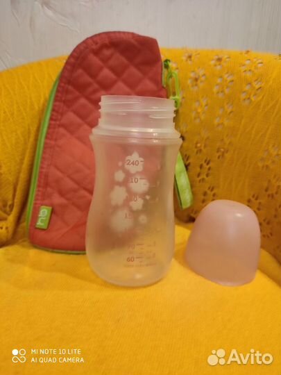 Бутылочка Canpol+чехол для бутылочки