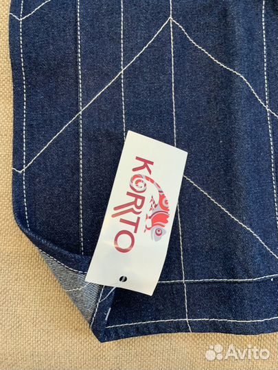 Фартук для повара бармена джинсовый Korrto