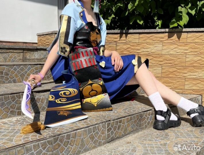 Косплей Аяка Genshin impact