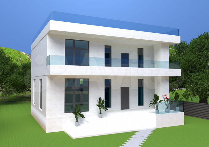 Коттедж 192 м² на участке 6 сот.